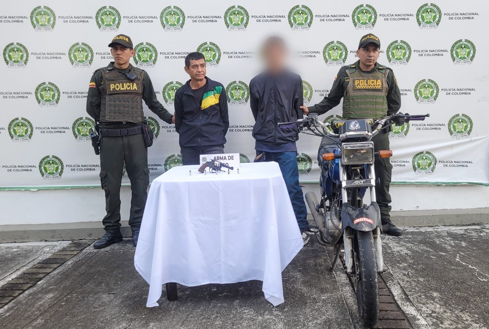 Dos personas capturadas en la urbanización Manantial en el sur de Ibagué