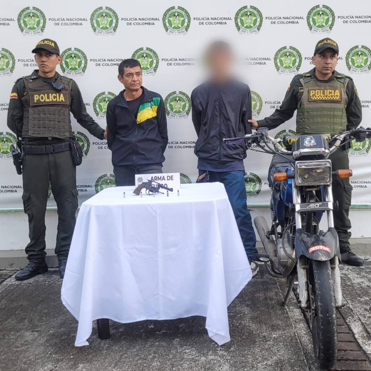 Caen dos presuntos delincuentes en el sur de Ibagué