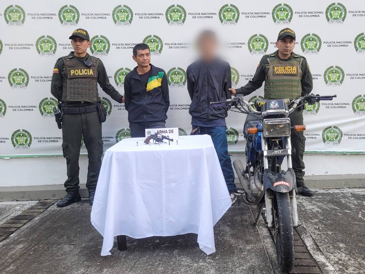 Caen dos presuntos delincuentes en el sur de Ibagué