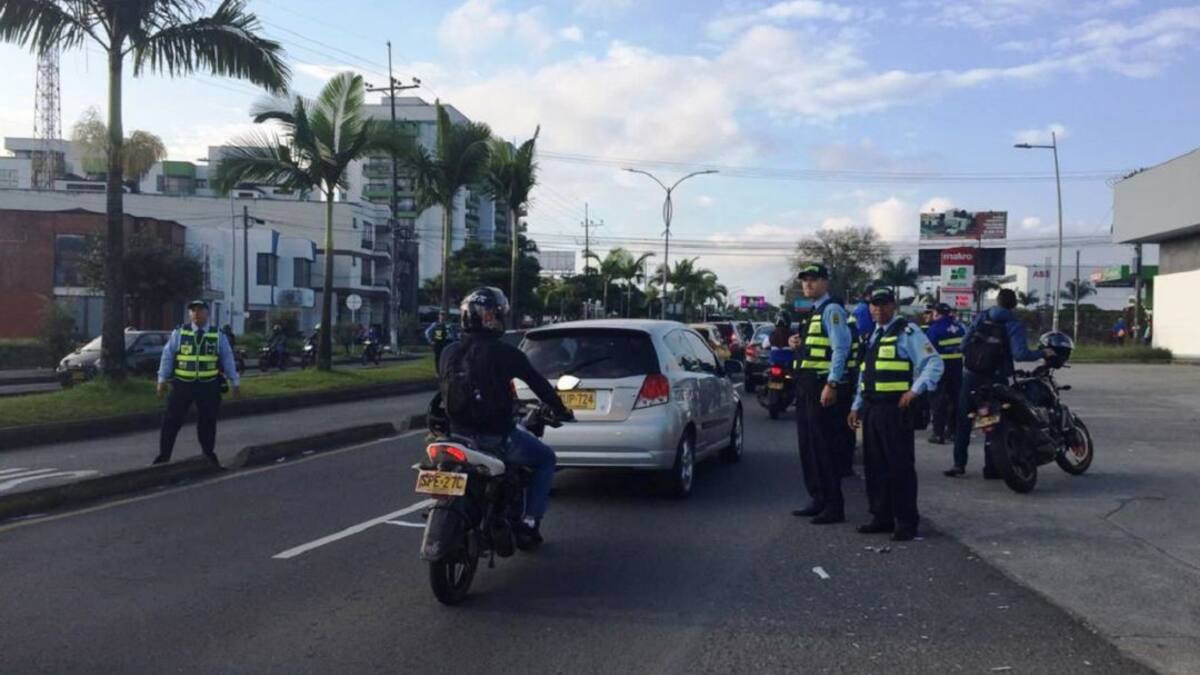 Intensifican operativos de tránsito en el municipio de Dosquebradas
