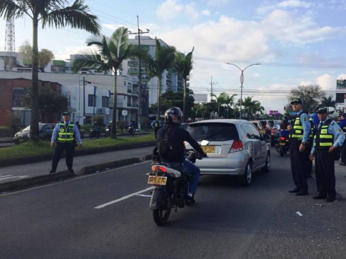 Intensifican operativos de tránsito en el municipio de Dosquebradas