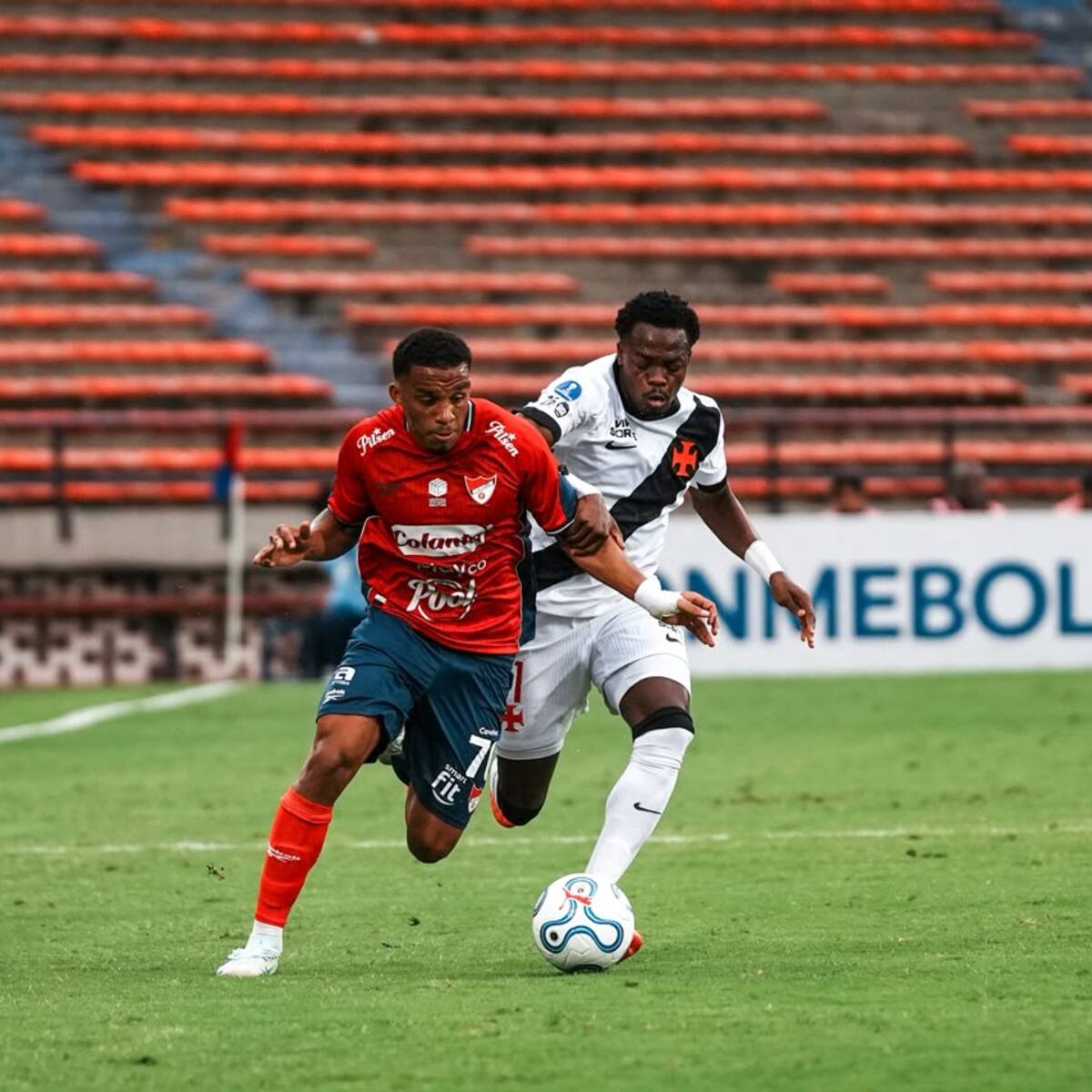 DIM deja escapar el triunfo ante Vasco en el debut de Amaranto: resumen del partido de Sudamericana