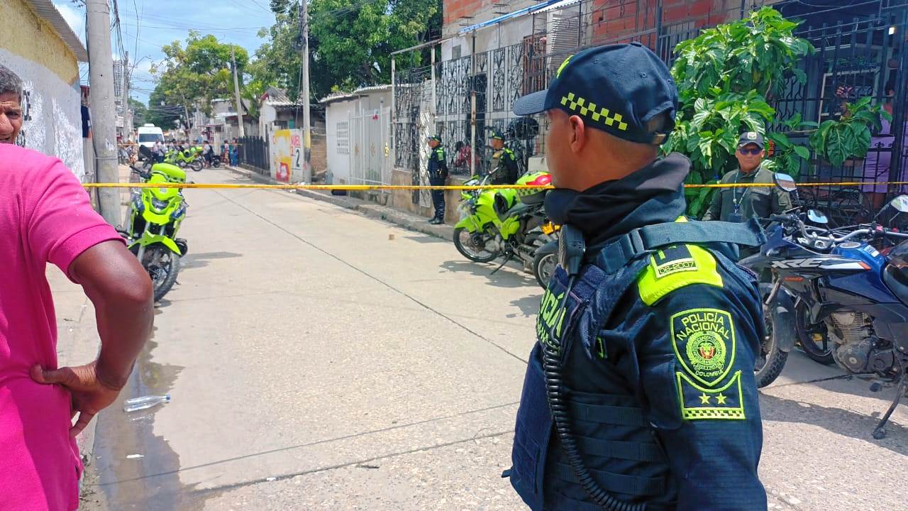Presunto delincuente murió en intercambio de disparos con policía en el sur de Cartagena