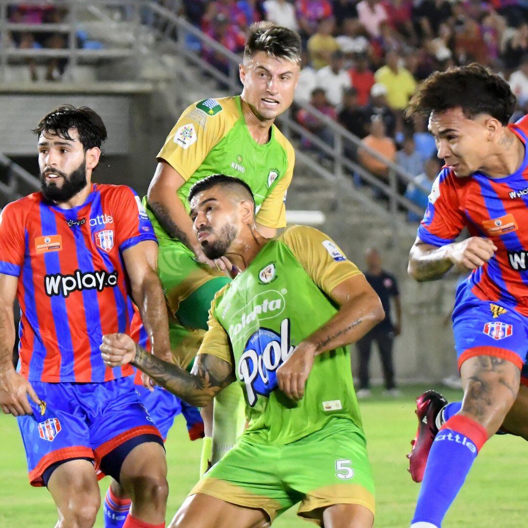 Ricardo Márquez abrió el marcador para el Unión Magdalena / Dimayor.