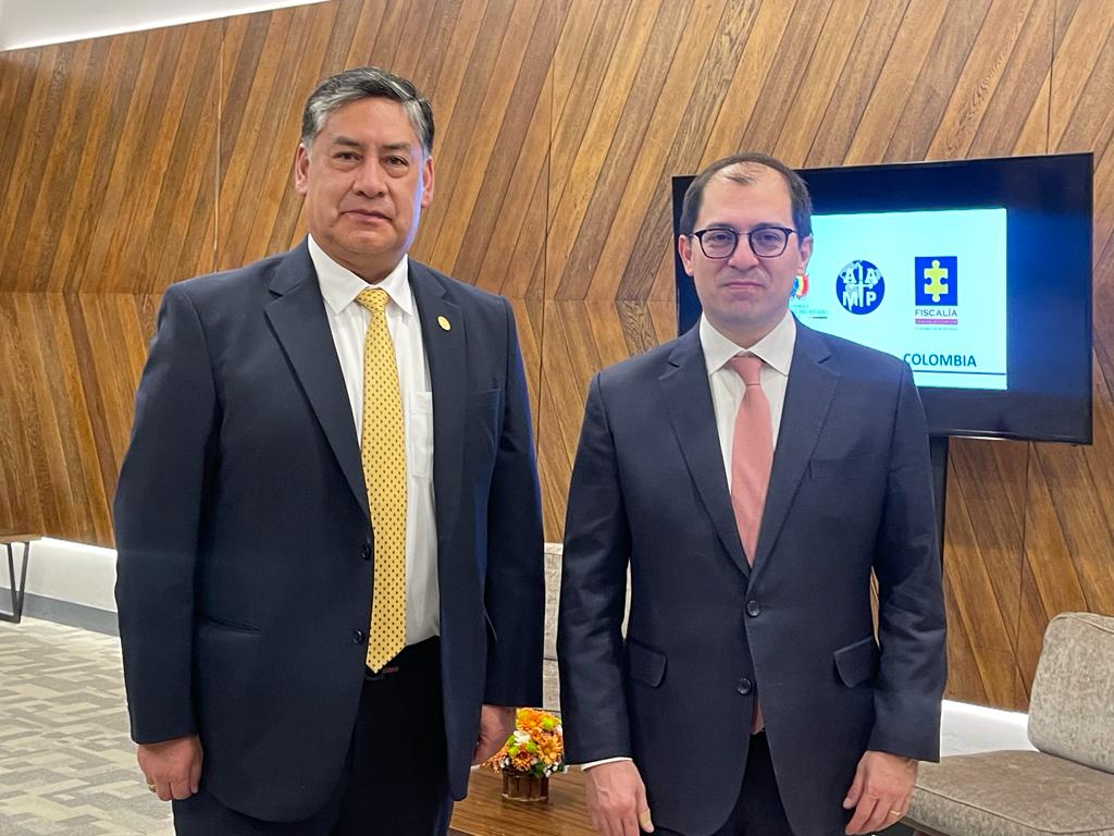 Fiscales de Colombia y Bolivia / Cortesía Fiscalía de Colombia