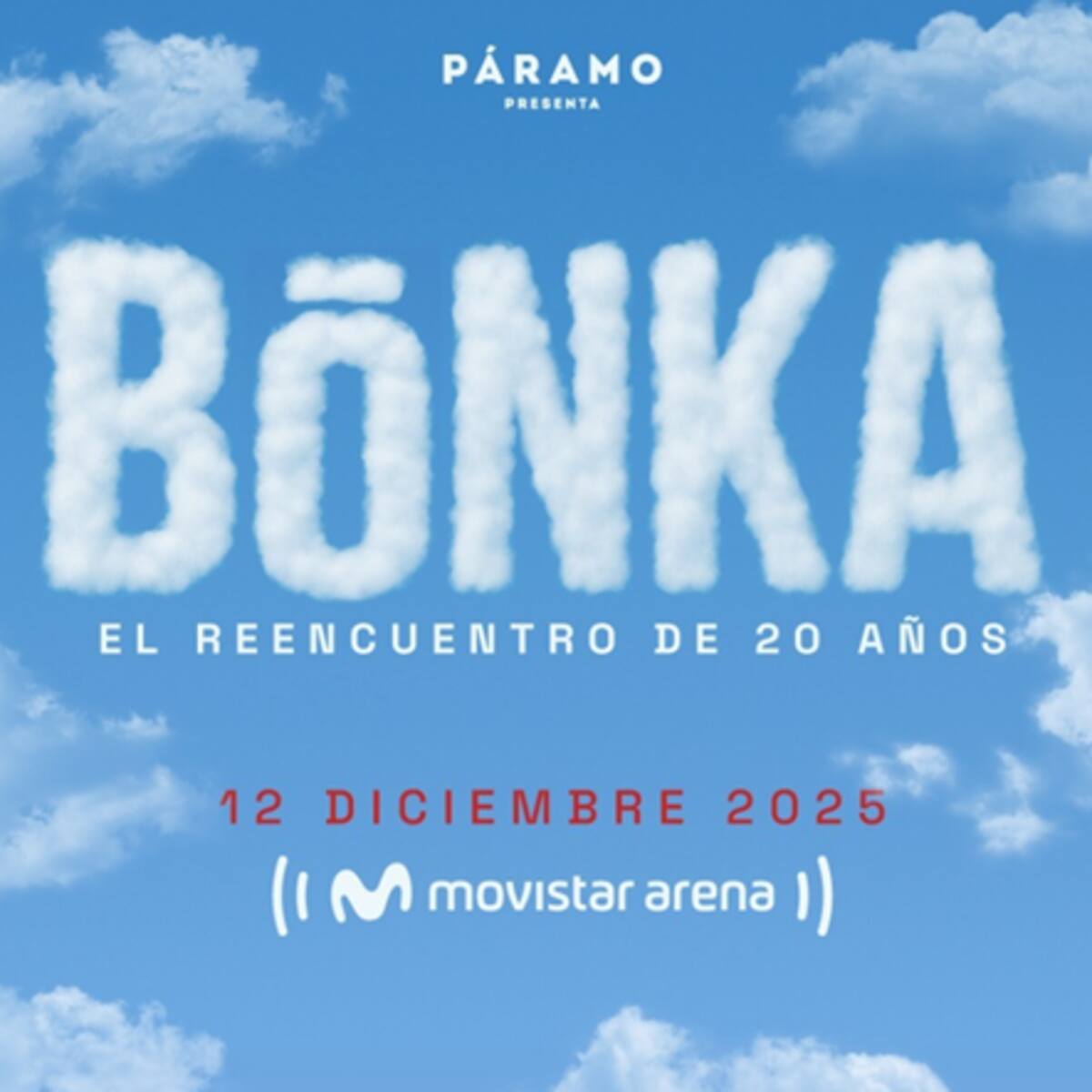 Bonka anuncia su esperado reencuentro en el escenario del Movistar Arena de Bogotá