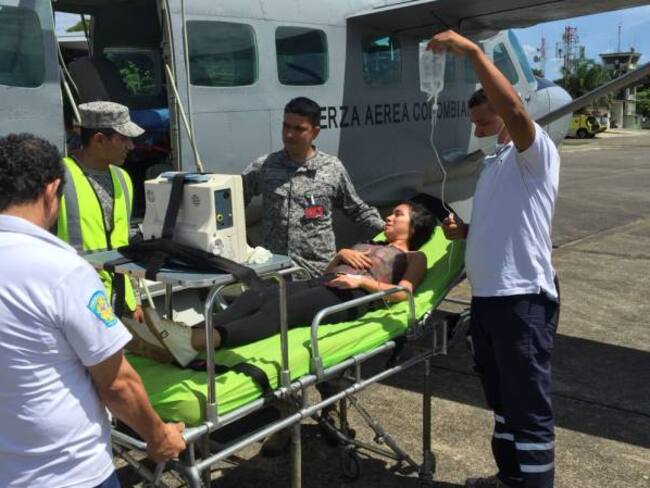Fuerza Aérea realizó dos operaciones humanitarias para salvar dos vidas