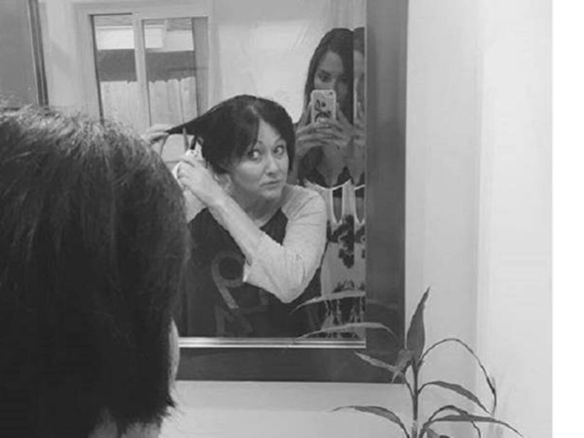 Shannen Doherty se corta el cabello antes de enfrentarse al cáncer de mama