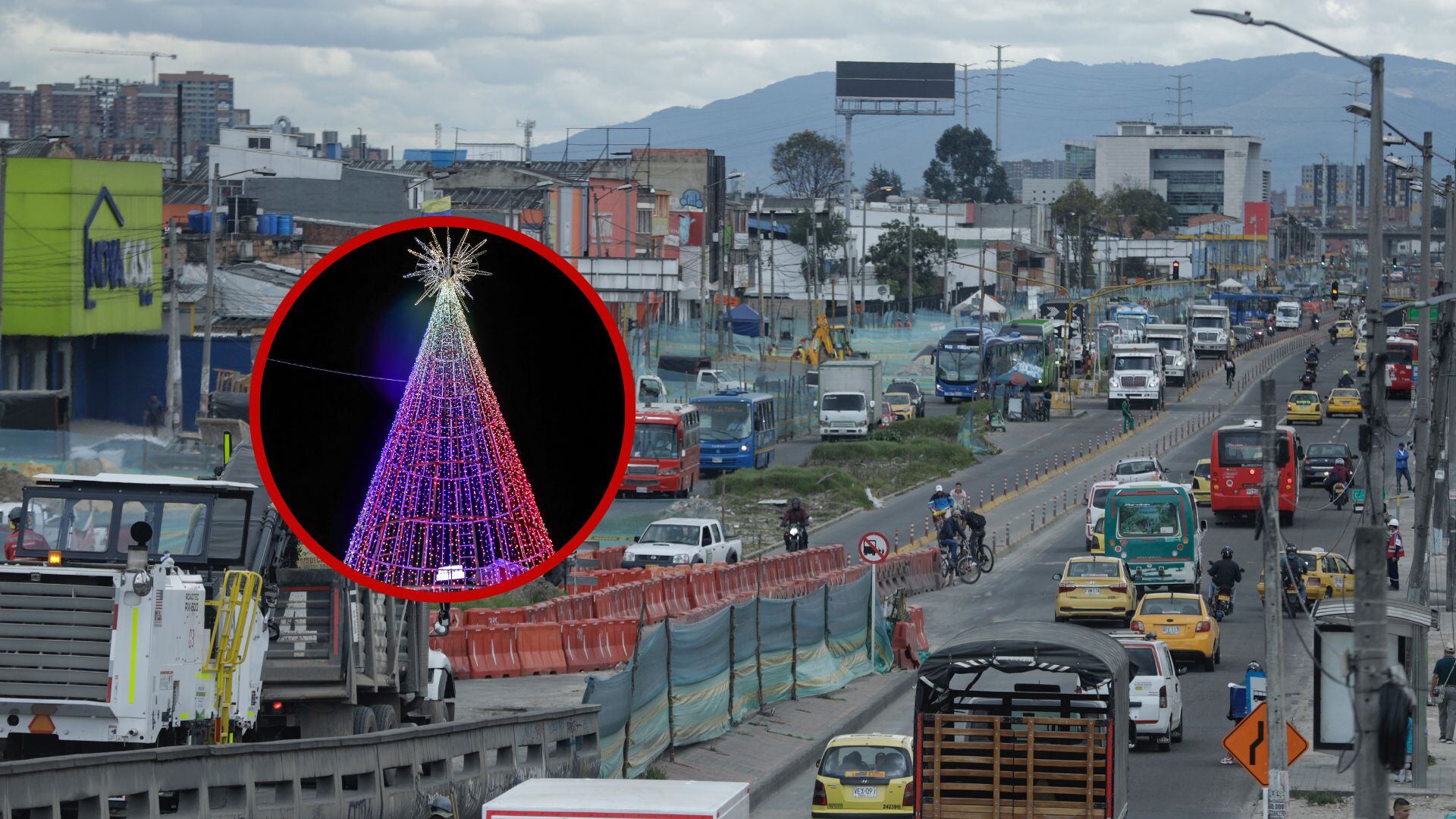 Movilidad en Bogotá. Fotos: Colprensa.