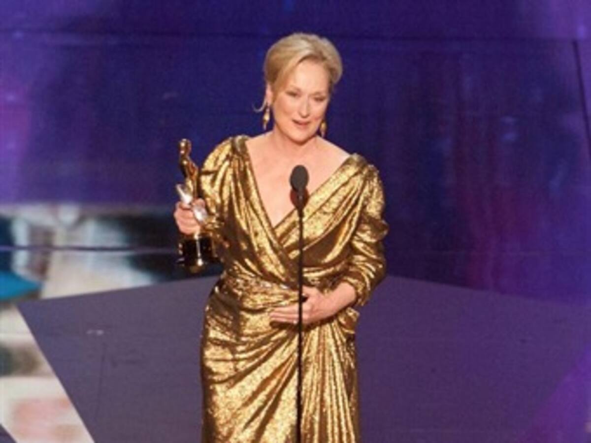 Meryl Streep se consagra como emperatriz del cine al ganar tercer Oscar