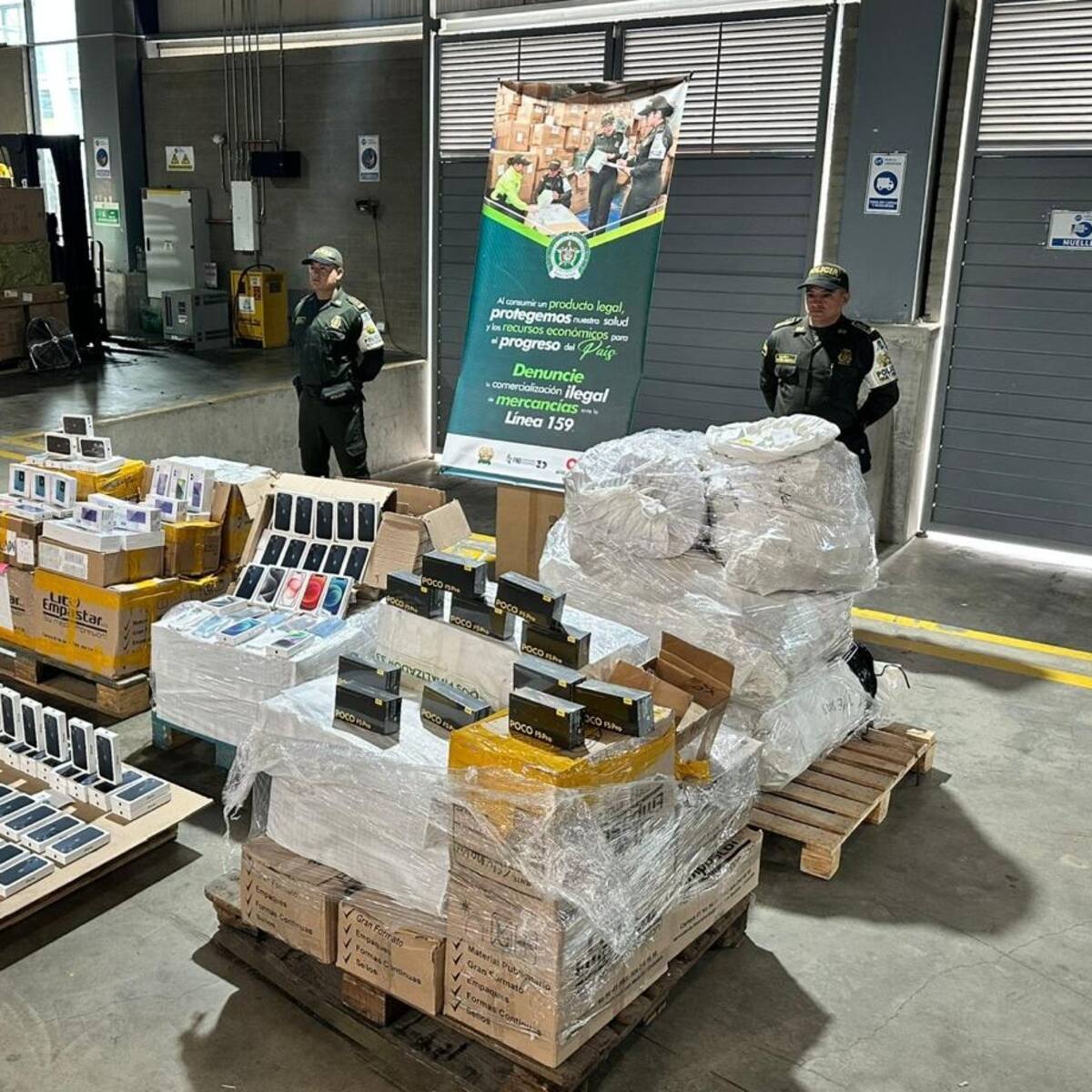 Decomisan artículos tecnológicos de contrabando valorados en mas de $4 mil millones