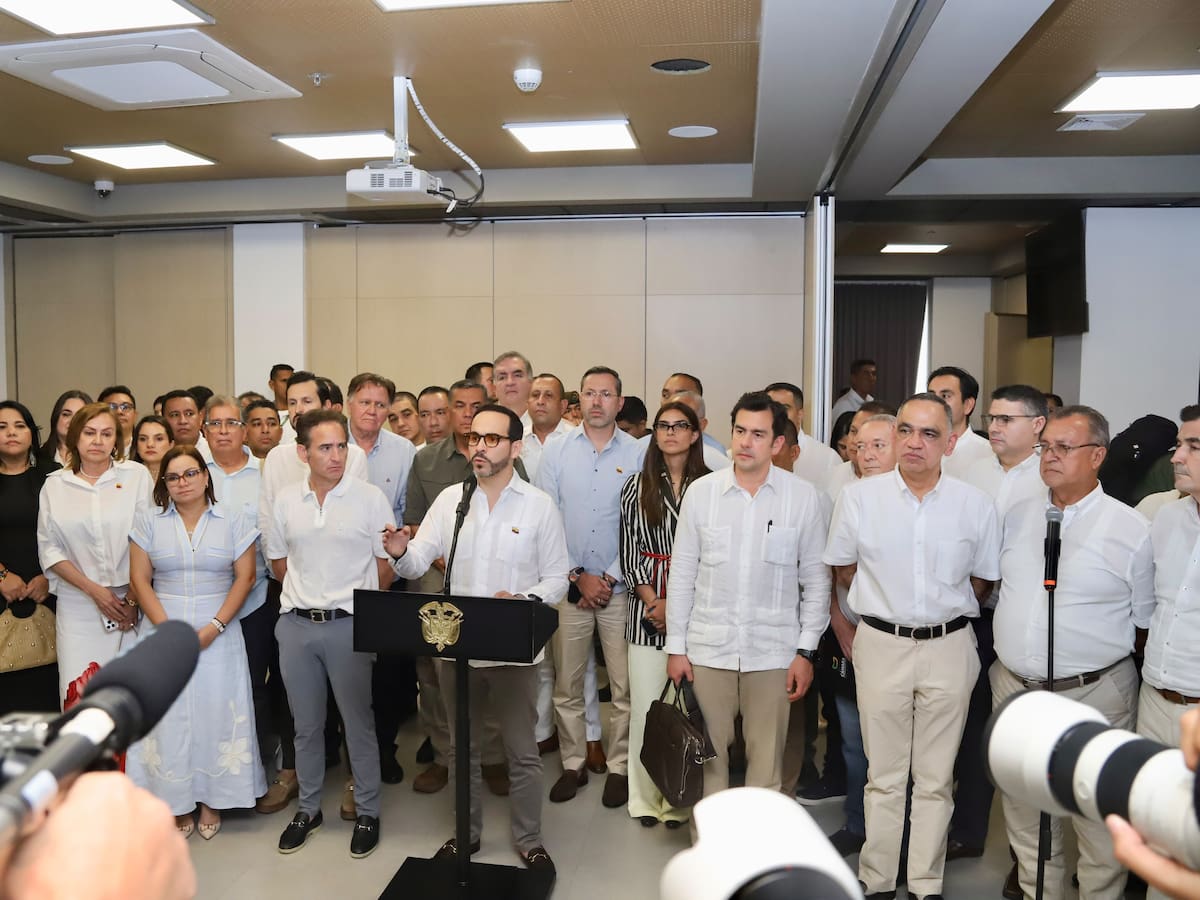Santa Marta presenta al presidente De la Espriella tres proyectos para obras de alcantarillado