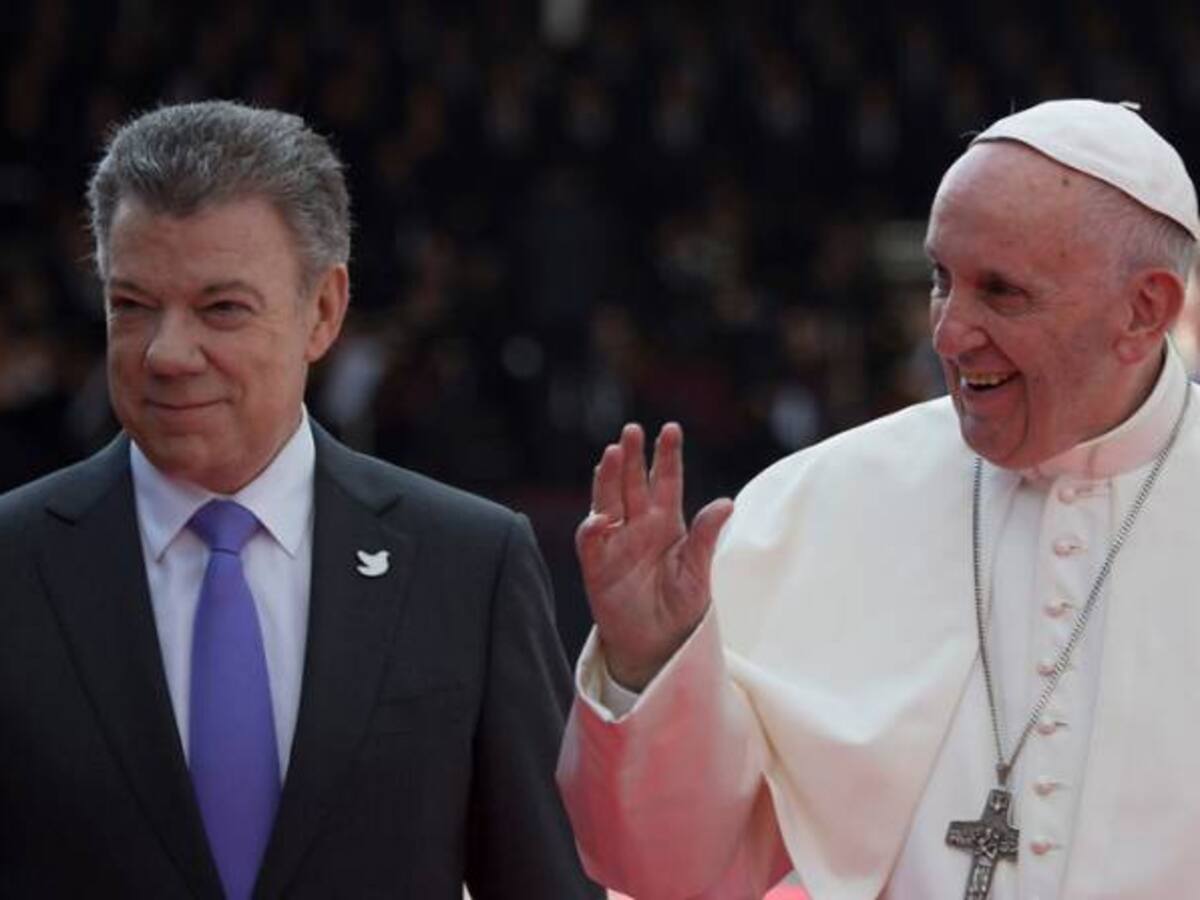 El santo padre Francisco viene a Colombia a reforzar la paz: presidente Santos