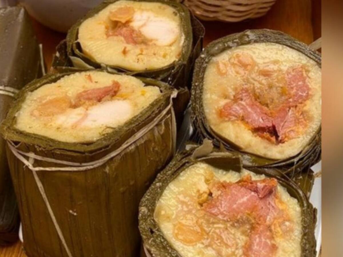 Subieron los tradicionales tamales de Piedecuesta