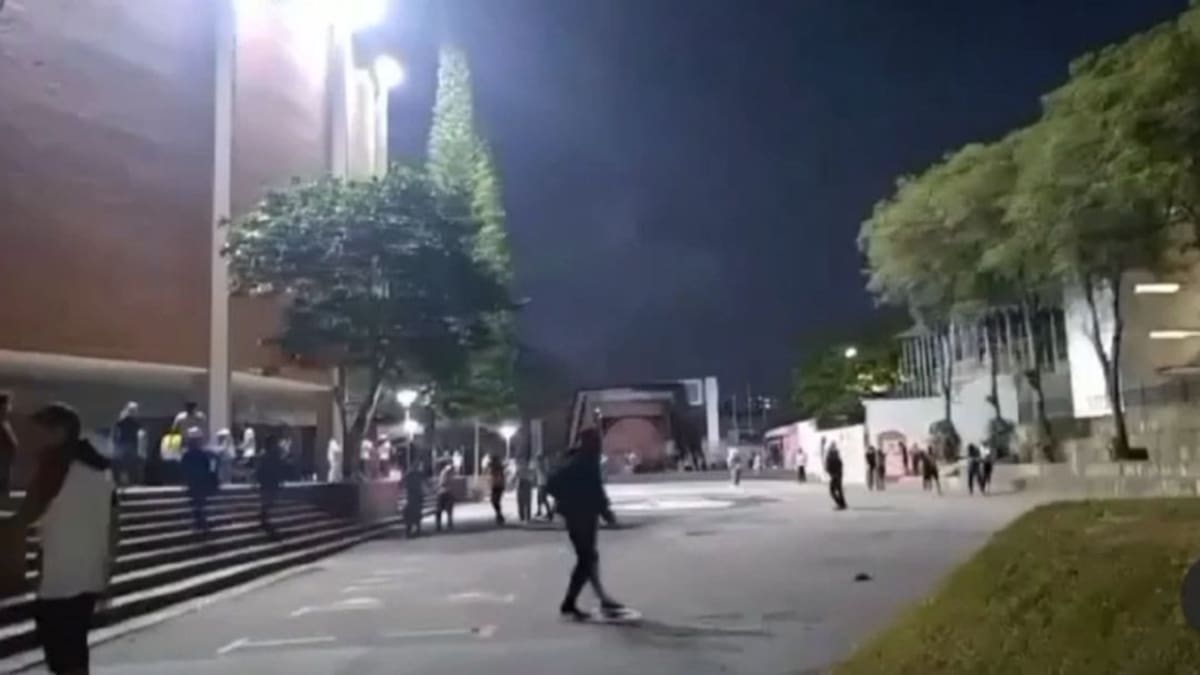 VIDEO: Disturbios en la UIS, tras protesta estudiantil