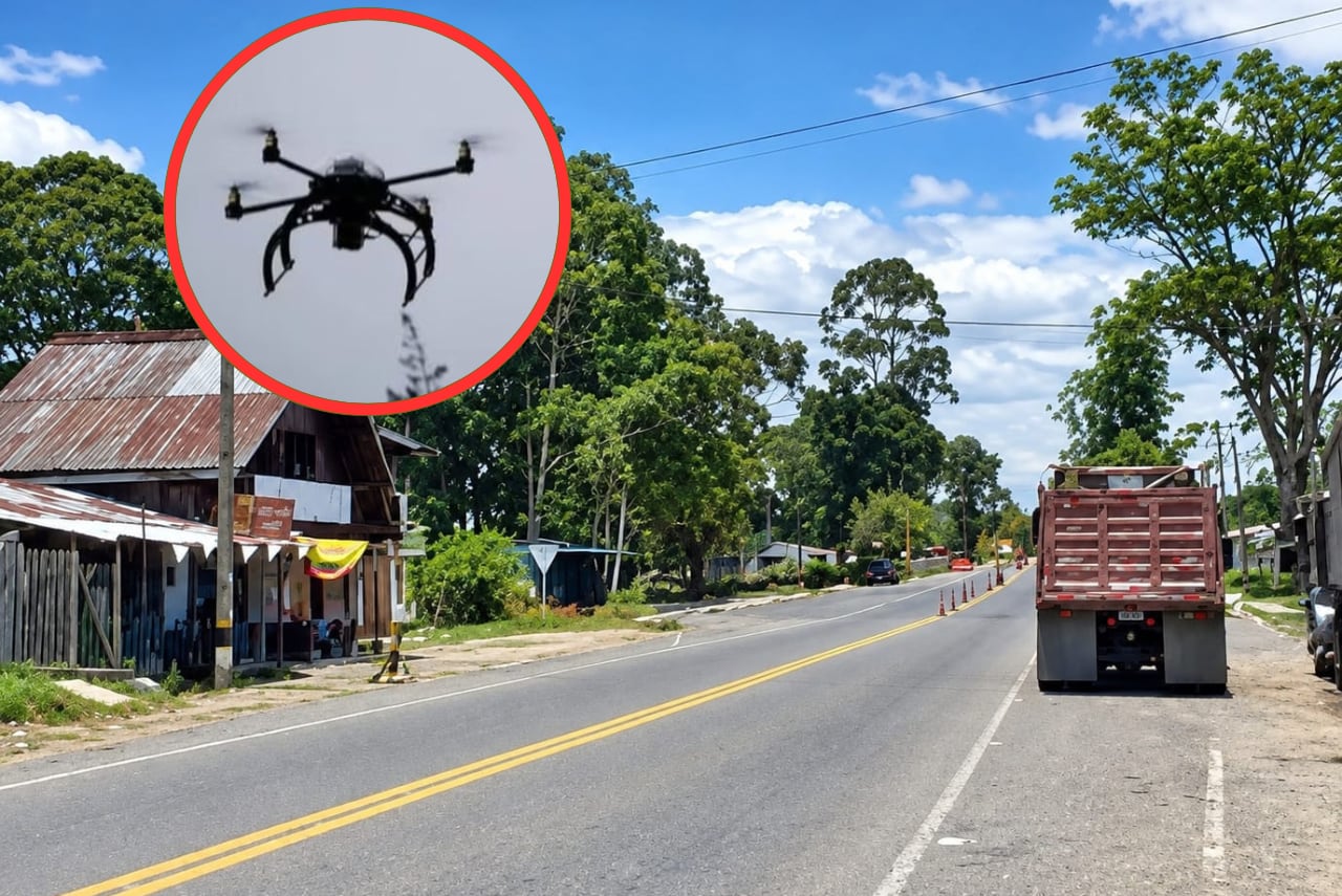 Los hechos se registraron sobre la vía Panamericana entre Popayán y Cali. Crédito: Suministrada y  Colprensa.