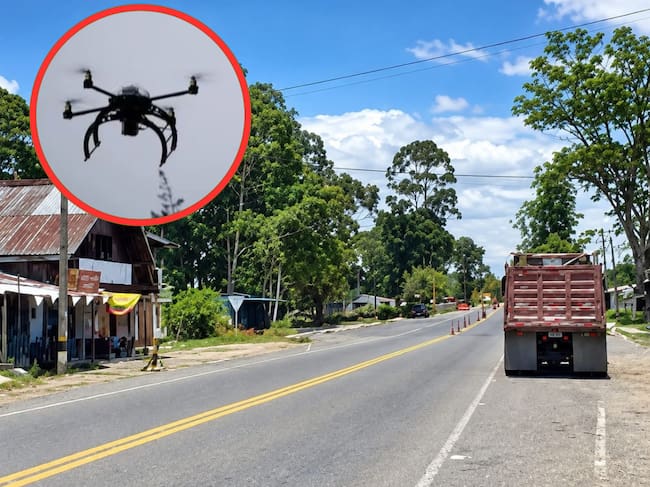 Los hechos se registraron sobre la vía Panamericana entre Popayán y Cali. Crédito: Suministrada y Colprensa.