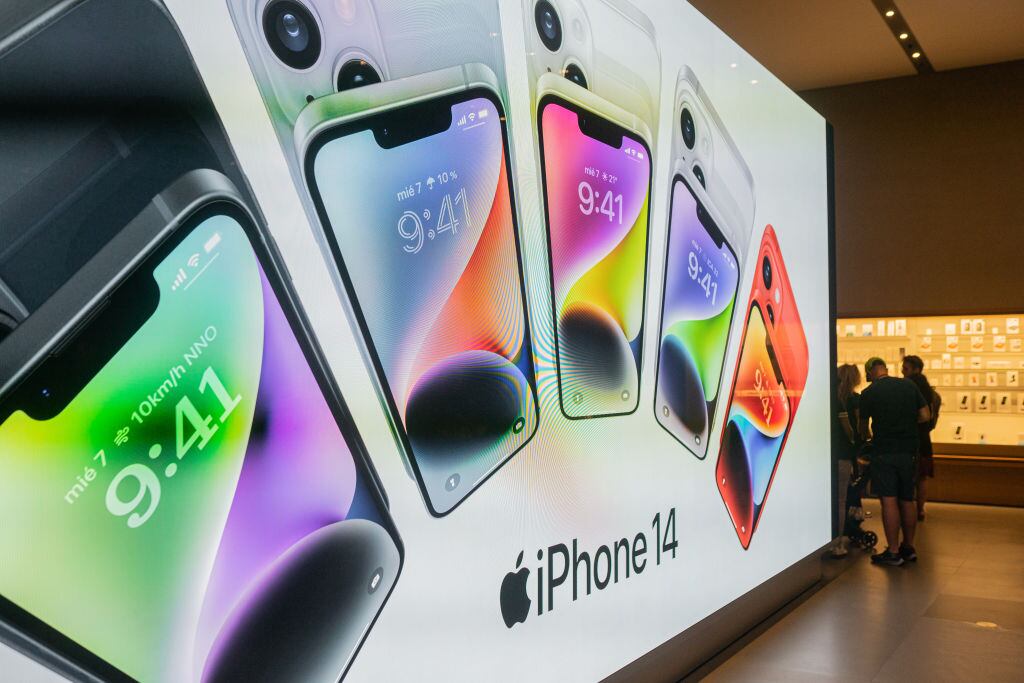 Nuevo iPhone 14. Foto: Getty Images.