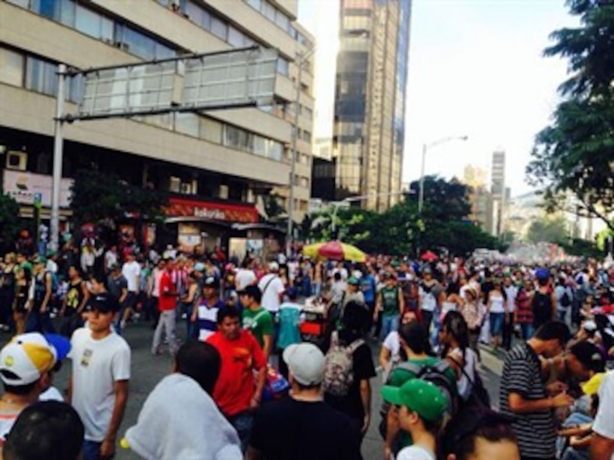 El centro de Medellín respiró una humareda de cannabis
