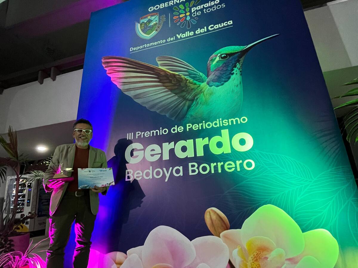 Periodista de Caracol Radio Cali ganó Premio de Periodismo Vallecaucano ‘Gerardo Bedoya’
