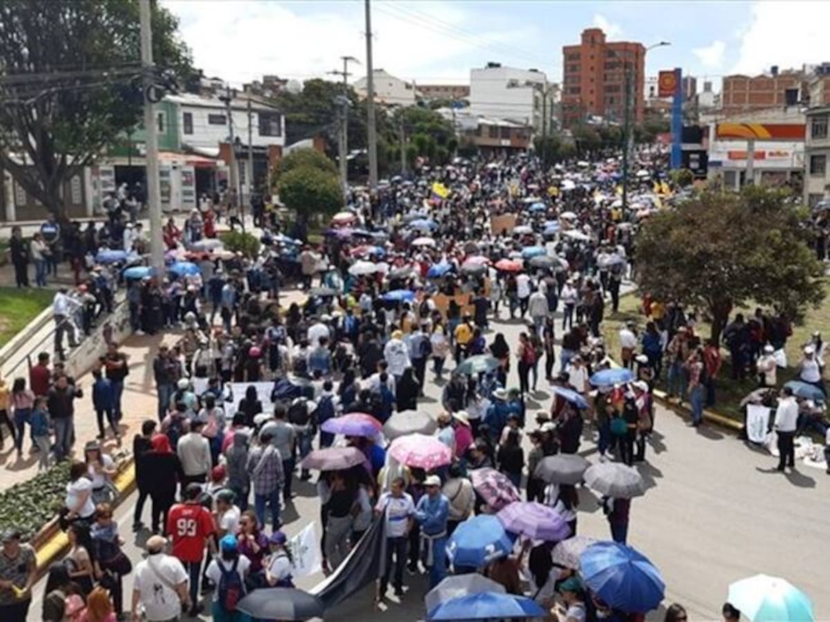 Tunja se prepara para las jornadas de movilización convocadas este 28 y 29 de mayo