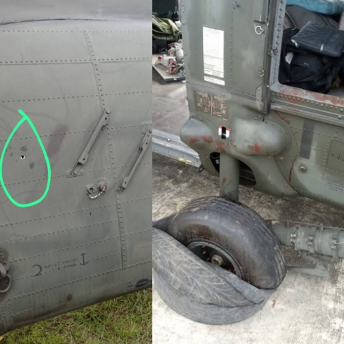 Ataque a helicóptero del Ejército en Cumbitara, Nariño, deja siete impactos en la aeronave