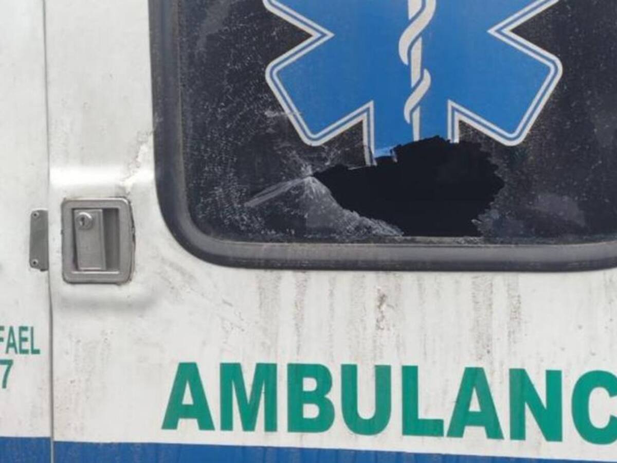 Ofrecen recompensa para capturar a quienes atacaron ambulancia en Pereira