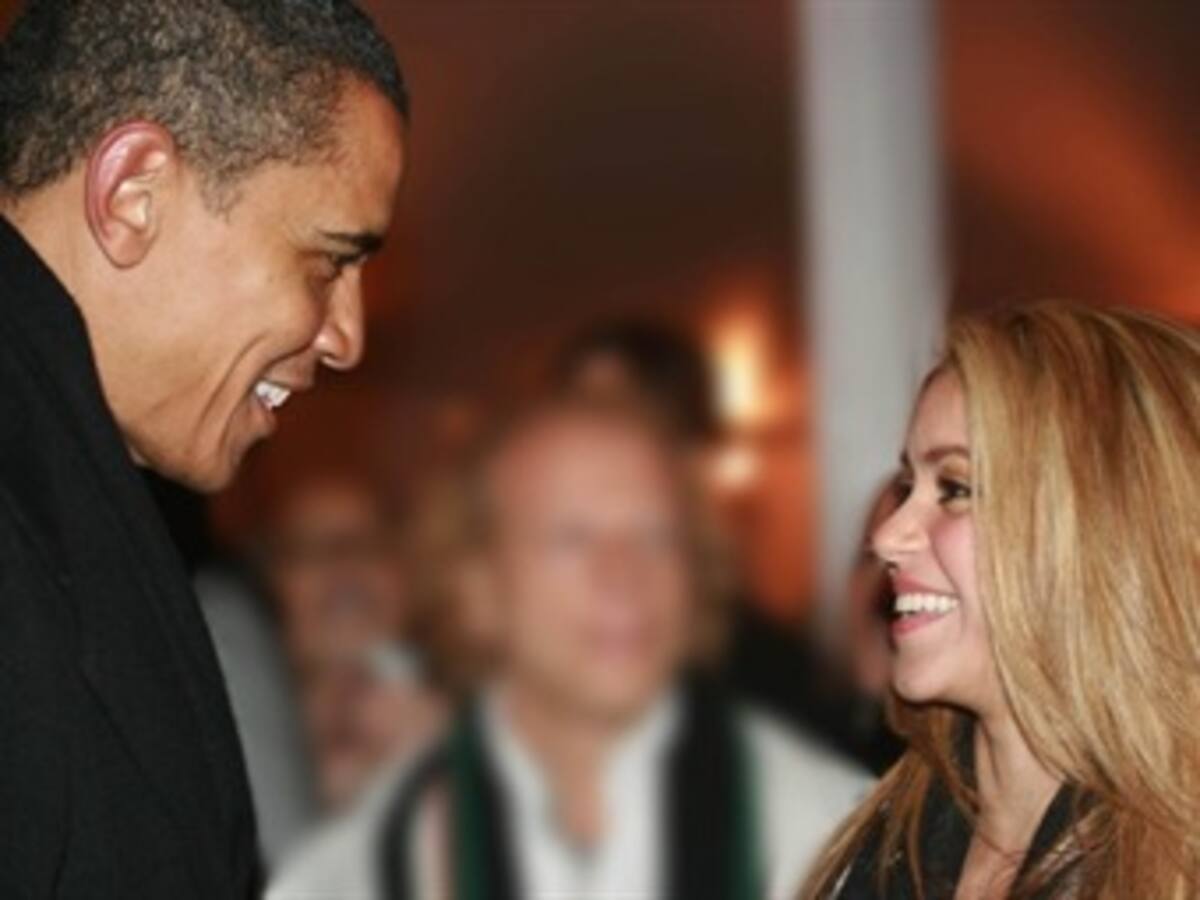 Obama se reúne con Shakira y se compromete a apoyar niñez de América Latina