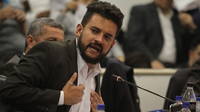 Inti Asprilla anunció que tendrá un papel muy activo en su campaña por la revocatoria del alcalde Enrique Peñalosa. Foto: Colprensa