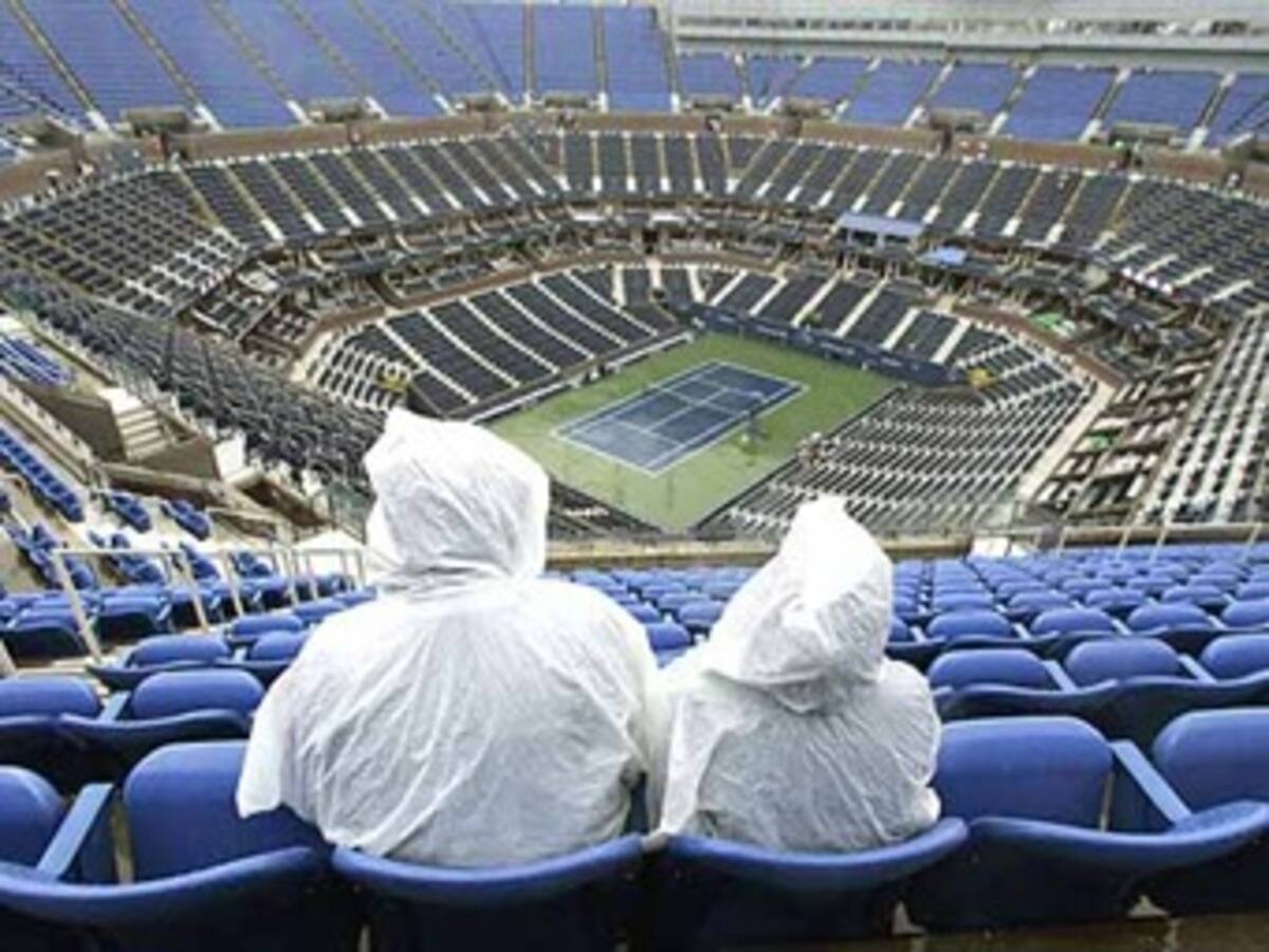La lluvia gran protagonista en clasificatorio del Abierto de Australia
