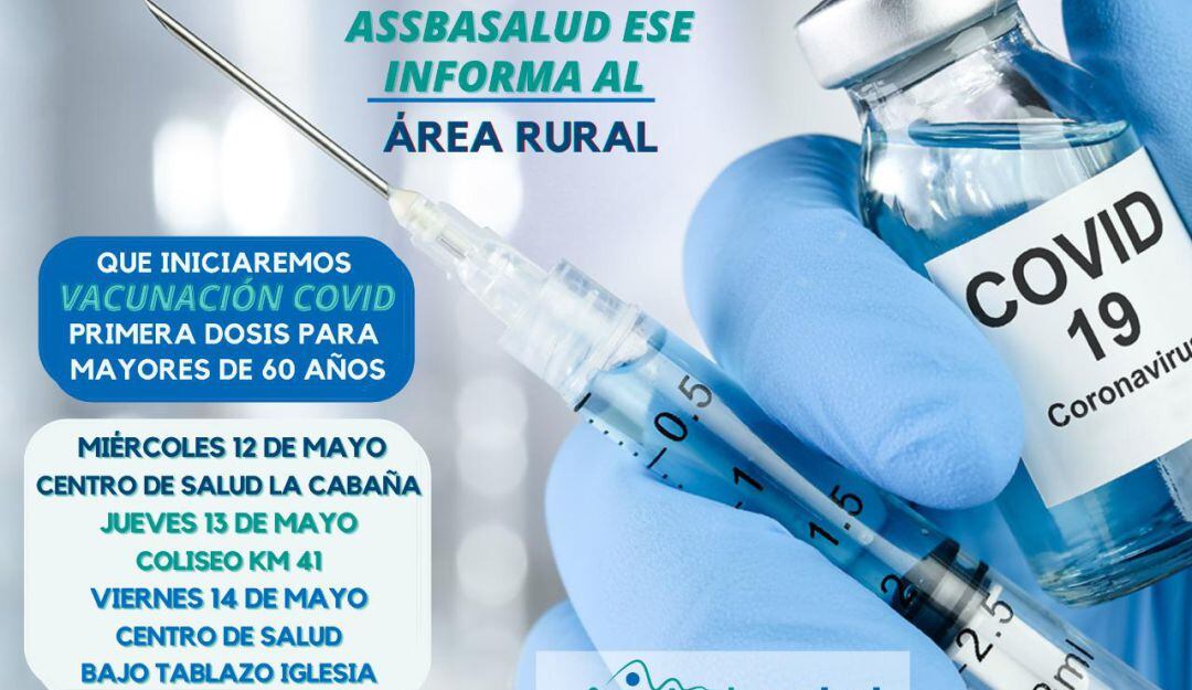 Jornada de vacunación en zona rural