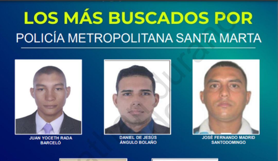 Los más buscados de la ciudad. 