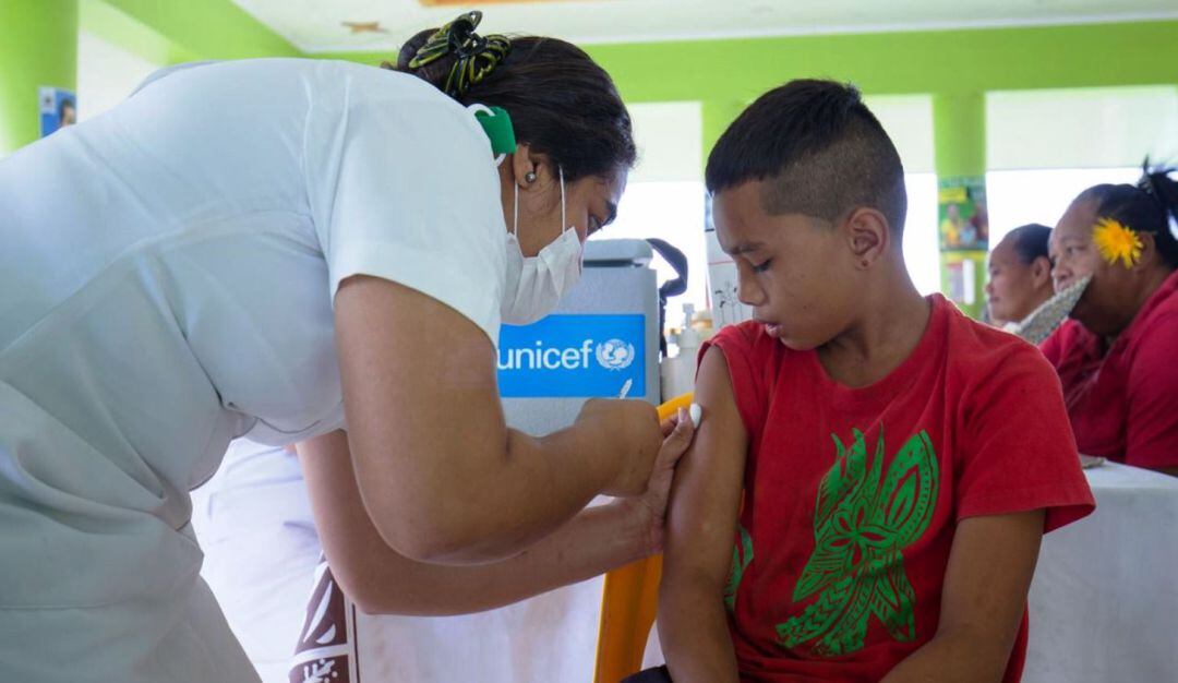 Fundación Santo Domingo y UNICEF vacunaran contra sarampión y rubéola