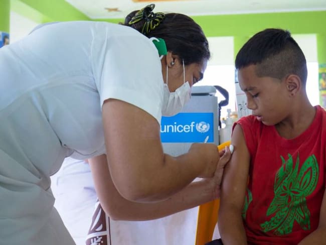 Fundación Santo Domingo y UNICEF vacunaran contra sarampión y rubéola