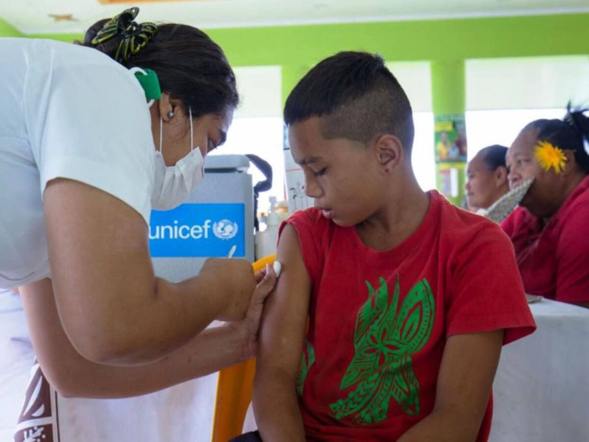 Fundación Santo Domingo y UNICEF vacunaran contra sarampión y rubéola