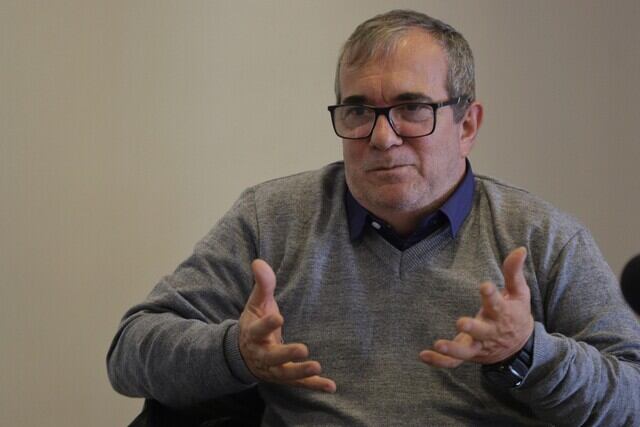 jefe del partido Comunes, Rodrigo Londoño