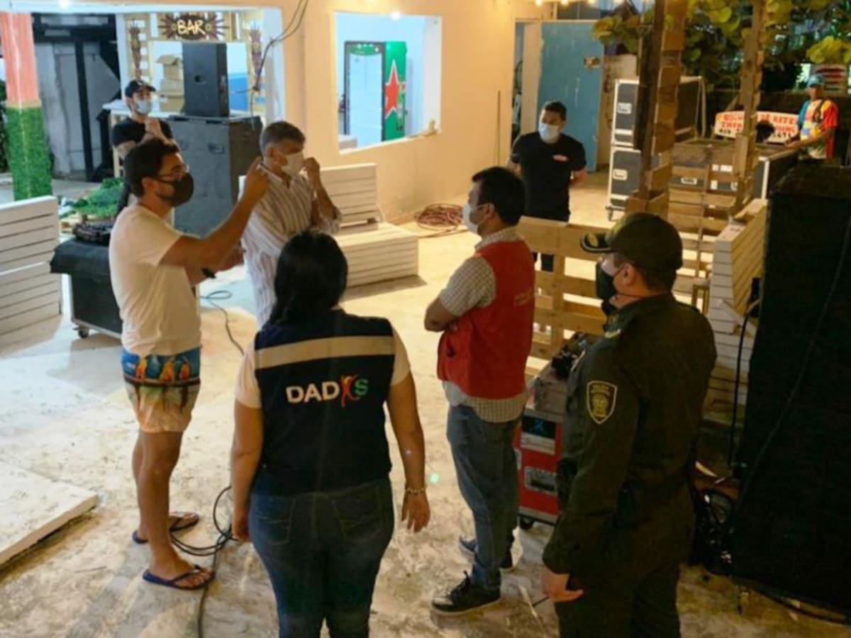 Suspendida actividad comercial a dos establecimientos en Cartagena