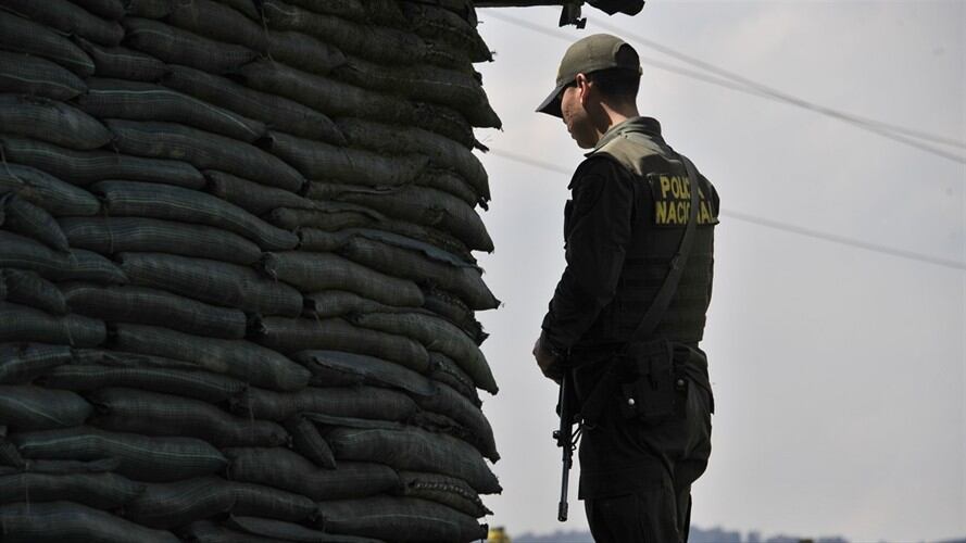 Policías en el Catatumbo. Foto: Getty Images