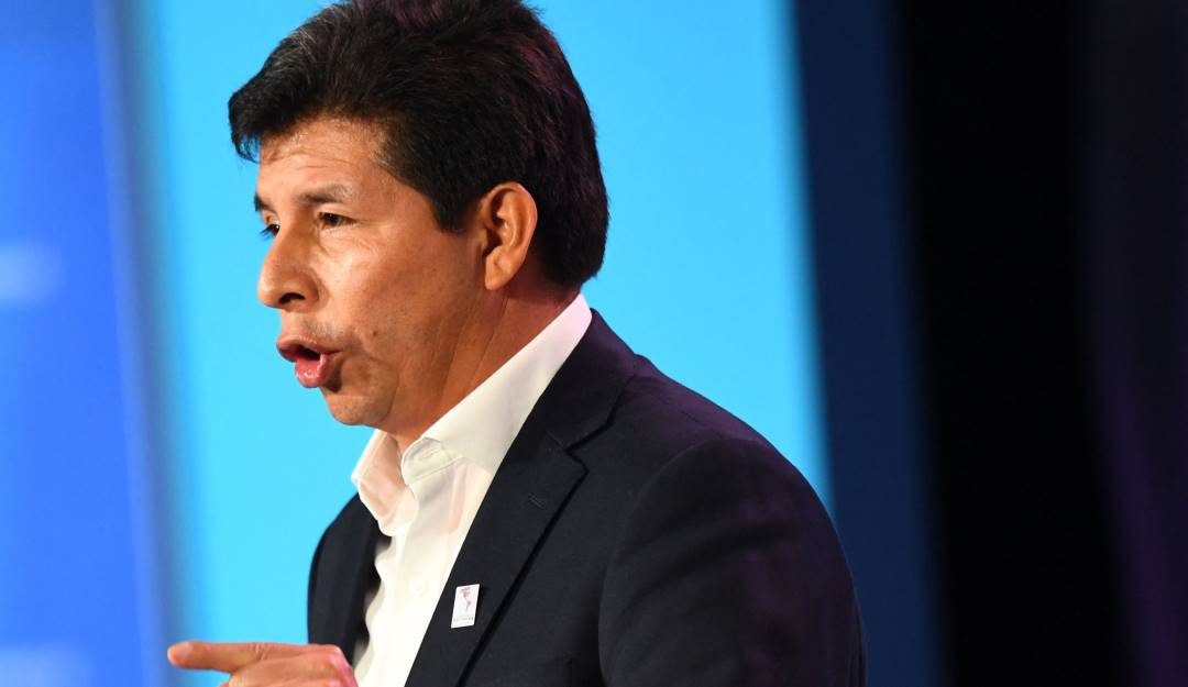 El presidente peruano, Pedro Castillo, durante su participación en la Cumbre de las Américas en EE.UU.                    Foto: Getty 