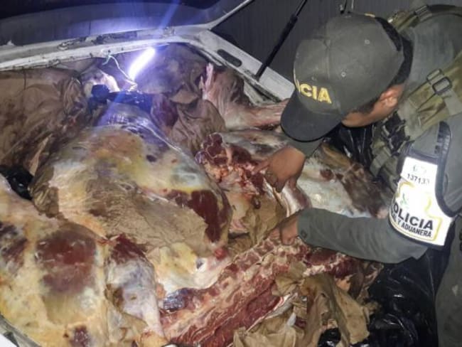 Incautaron 400 libras de carne no aptas para el consumo humano en Boyacá