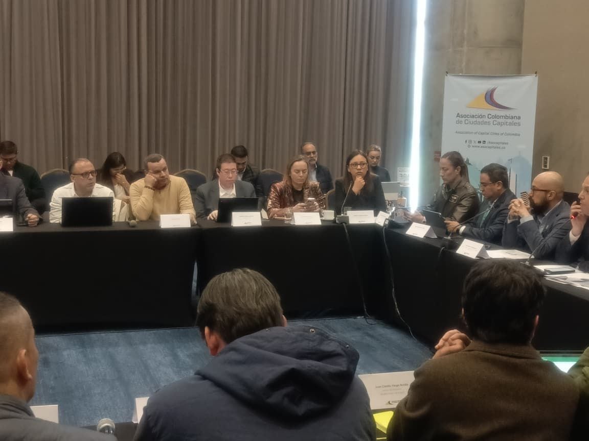 Reunión Asocapitales tema Fenómeno de El Niño Foto: Cortesía alcaldía de Armenia