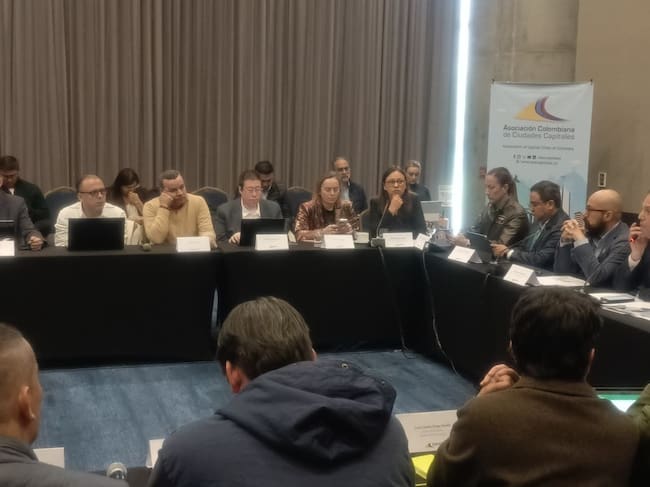 Reunión Asocapitales tema Fenómeno de El Niño Foto: Cortesía alcaldía de Armenia