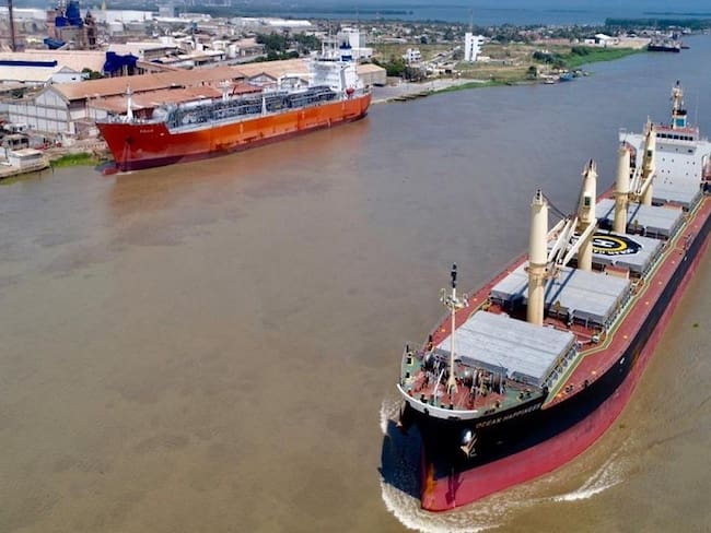 En agosto, se movilizaron 1.070.000 toneladas en el Puerto de Barranquilla