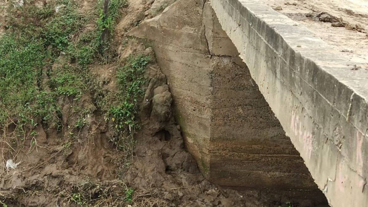 Corpamag advierte sobre daño en box culvert de la Vía de la Prosperidad