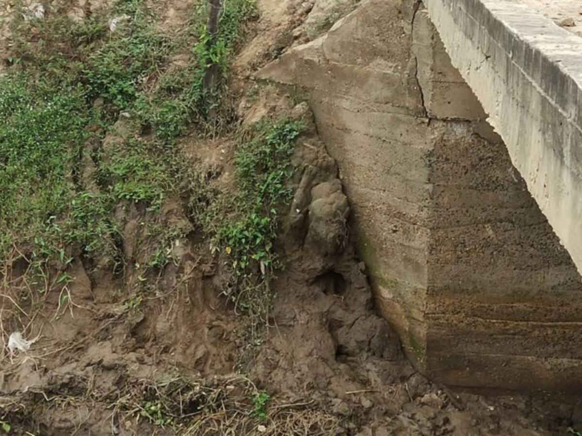 Corpamag advierte sobre daño en box culvert de la Vía de la Prosperidad