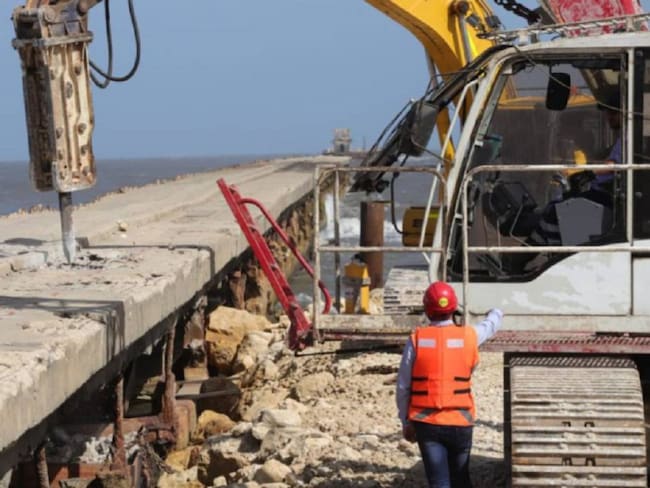 Obras del muelle de Puerto Colombia estarían listas en agosto del 2021