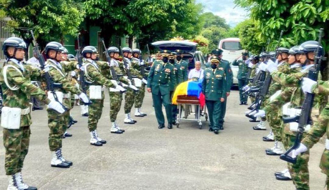 Exequias del soldado Cristopher Oviedo en Espinal, Tolima