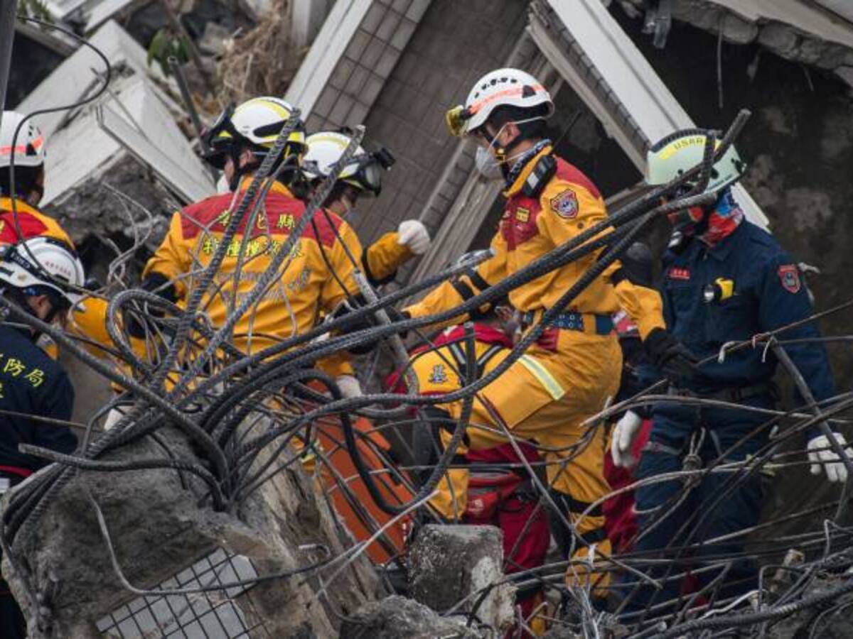 Taiwán informa de personas atrapadas y daños por terremoto de 6,0 grados