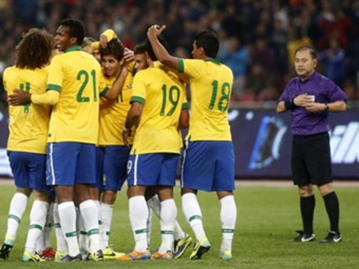 Brasil derrotó a Zambia en amistoso jugado en la lejana Pekín