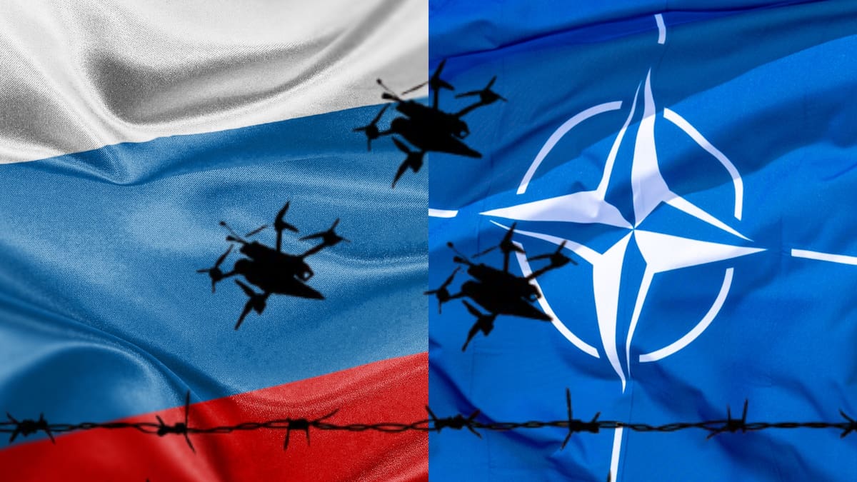 Dron ruso impactó un tren ucraniano a dos kilómetros de la frontera con Polonia, miembro de la OTAN